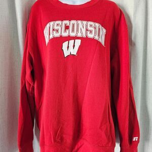 Russell-athletic Men's Red Sweatshirt